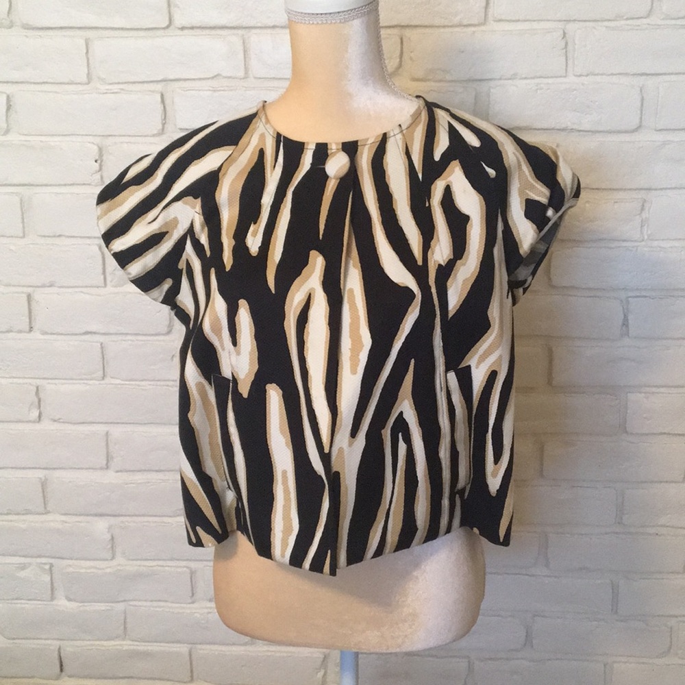 Animal print jacket